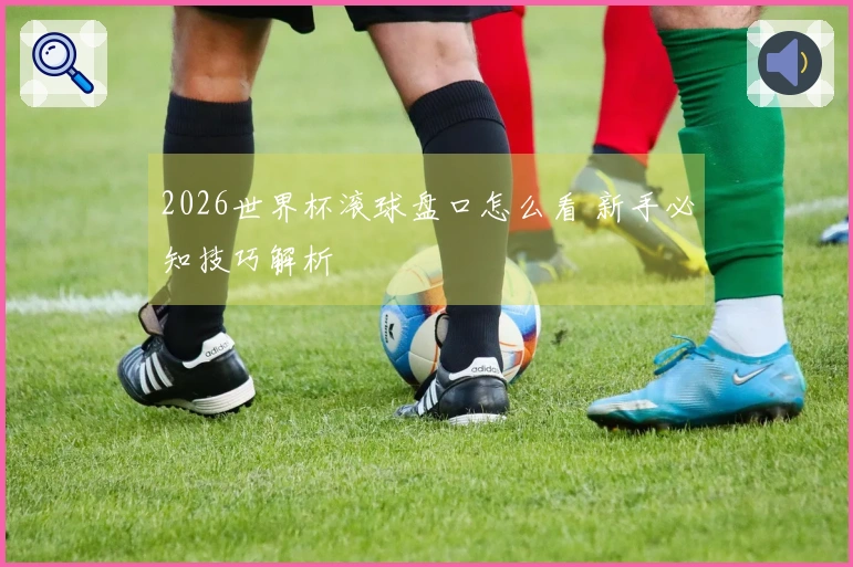2026世界杯滚球盘口怎么看 新手必知技巧解析